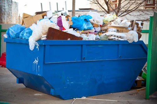 Residents disposing of furniture in Wimbledon