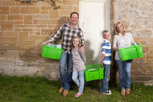 Community recycling center in Wimbledon